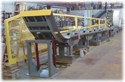 Indexing Roll Handler w/Cart Conveyor